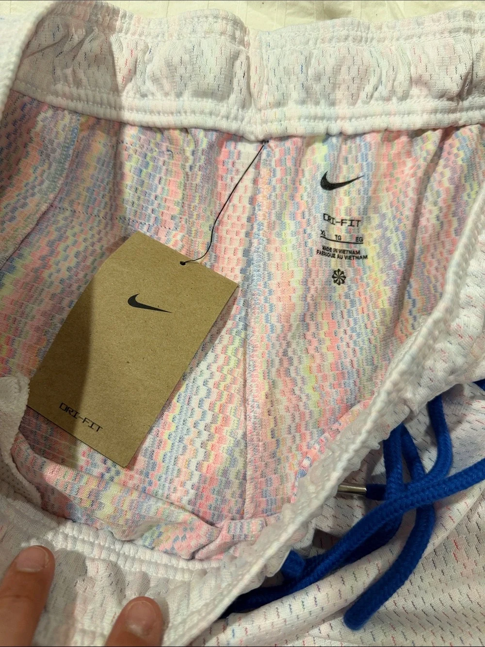 Men’s Nike White Mesh Athletic Shorts New with Tags